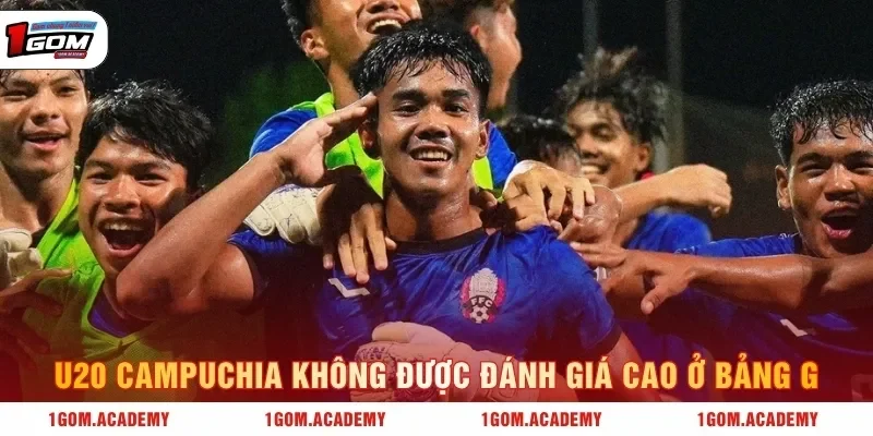 U20 Campuchia không được đánh giá cao ở bảng G